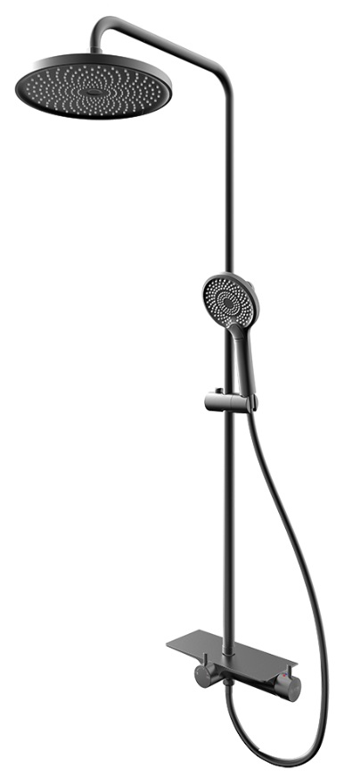 RUBINE Rain Shower Set RSC-DECKOS-U2-GM